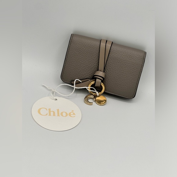 Chloe Handbags - Chloé Alphabet Card Holder in Grained Leather
